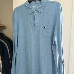 Vineyard Vines Men's Sky Blue Button Down Shirt